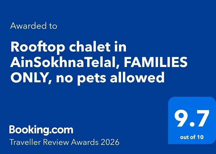 Rooftop In Ainsokhnatelal, Families Only, No Pets Allowed عين السخنة